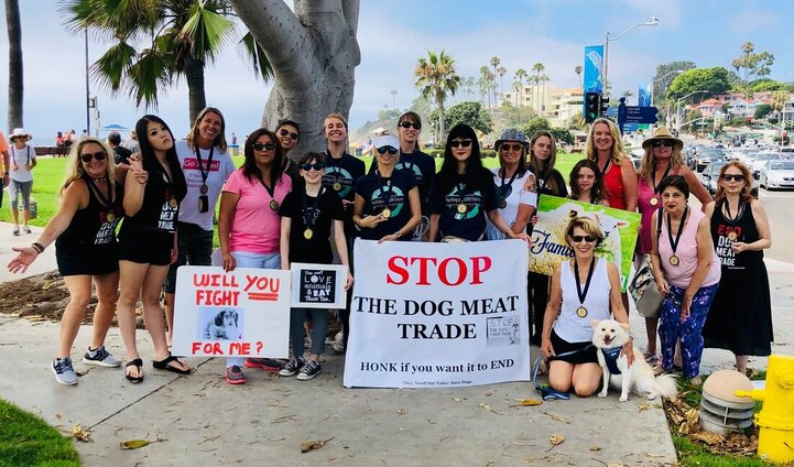 Shelly Fitzpatrick, Stop Dog Meat Trade Awareness Event, The Animal Activist